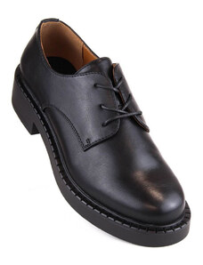 Černé šněrovací boty Sergio Leone W SK416A