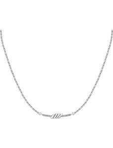 Morellato Elegantní ocelový náhrdelník s krystaly Torchon SAWZ04