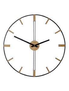 JVD Černo hnědé designové exkluzivní nástěnné hodiny JVD HJ105 POSLEDNÍ KS STAŇKOV