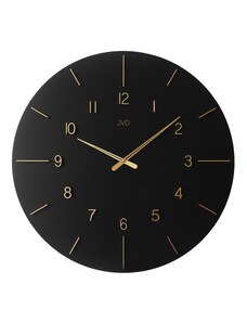 JVD Obrovské designové dřevěné nástěnné hodiny průměr 70cm JVD HC701.2