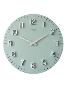JVD Designové minimalistické zelené hodiny JVD HC404.2