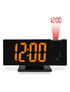 JVD Digitální budík do sítě se oranžovými LED svítícími čísly s projekcí JVD SB3618.2