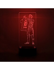 Sportovci 3D LED Lampička Lionel Messi pro fotbalisty