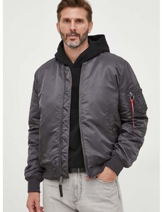 Bomber bunda Alpha Industries MA-1 VF 59 šedá barva, přechodná