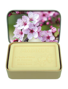 Esprit Provence Tuhé mýdlo v plechovce - Mandlový květ, 120g