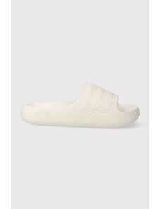 Pantofle adidas Originals dámské, bílá barva, na platformě