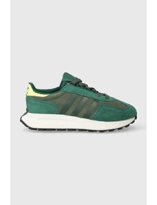 Semišové sneakers boty adidas Originals RETROPY zelená barva