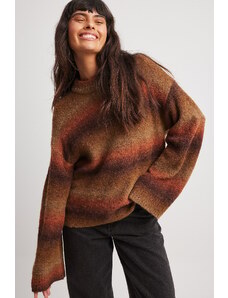 NA-KD Ombre Knitted Oversized Sweater