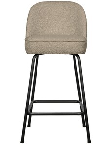 Hoorns Béžová bouclé barová židle Tergi 65 cm