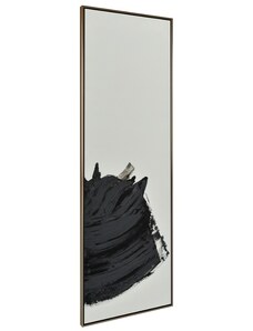 Černobílý abstraktní obraz Miotto Isania Dark 150 x 50 cm