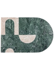 Zelené mramorové servírovací prkénko Bloomingville Abrianna 20 x 30 cm