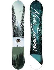 SNOWBOARD NEVER SUMMER Lady FR WMS 2024 - zelená -