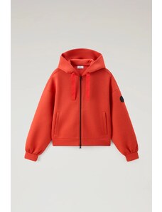 MIKINA WOOLRICH BONDED FLEECE HOODIE