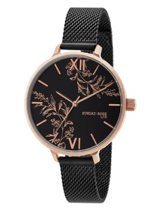 JVD SUNDAY ROSE Dámské luxusní designové hodinky SUNDAY ROSE Dark Spring SUN-S29