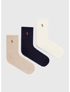 Ponožky Polo Ralph Lauren 3-pack dámské