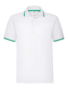Fruit of the Loom Men's T-shirt Tipped Polo 630320 100% Cotton 170g/180g