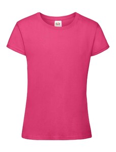 Fruit of the Loom Girls' T-shirt Sofspun 610150 100% cotton 160g/165g