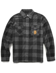 Etnies pánská košile Woodsman Fleece Charcoal | Šedá