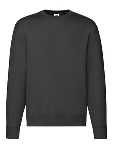 Men's Black Sweatshirt Set-in Sweat Fruit of the Loom