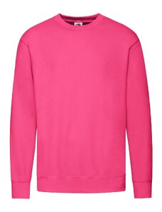 Pink Men's Sweatshirt Lightweight Set-in-Sweat Sweat Fruit of the Loom
