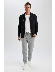 DEFACTO Slim Fit Rib Hem Pique Sweatpants