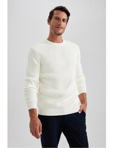 DEFACTO Standard Fit Crew Neck Knitwear Pullover