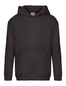 Czarna bluza dziecięca Hooded Sweat Fruit of the Loom