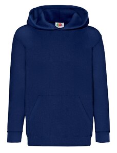 Navy blue children's sweatshirt Classic kangaroo Fruit of the Loom