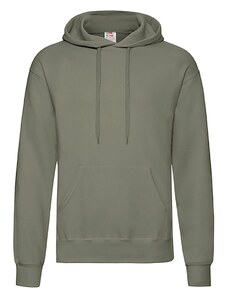 Oliwkowa bluza męska Hooded Sweat Fruit of the Loom