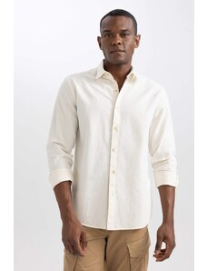 DEFACTO Regular Fit Cotton Long Sleeve Shirt