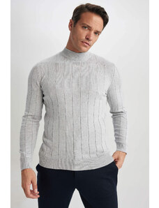 DEFACTO Slim Fit Half Turtleneck Pullover