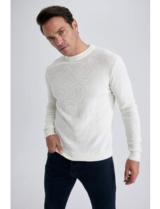 DEFACTO Standard Fit Crew Neck Knitwear Pullover