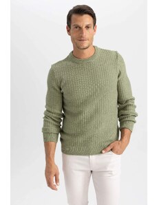 DEFACTO Standard Fit Crew Neck Knitwear Pullover