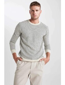 DEFACTO Standard Fit Crew Neck Knitwear Pullover