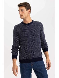 DEFACTO Standard Fit Crew Neck Knitwear Pullover