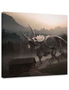 Gario Obraz na plátně Poslední dinosaurus - Zehem Chong Rozměry: 30 x 30 cm