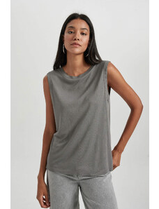 DEFACTO Regular Fit Camisole Crew Neck Undershirt