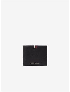 Černá pánská kožená peněženka Tommy Hilfiger - Pánské