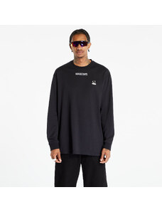 Pánské tričko FRED PERRY x RAF SIMONS Embroidered Long Sleeve T-Shirt Black