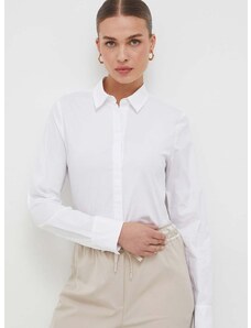 Košile MAX&Co. dámská, bílá barva, regular, s klasickým límcem
