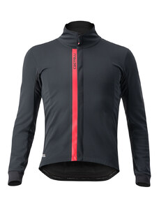 Castelli - zateplená bunda entrata light black/red