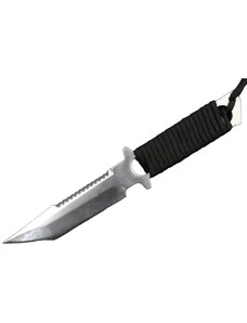 Outdoorový nůž Lanze Stříbrnácm/Černá