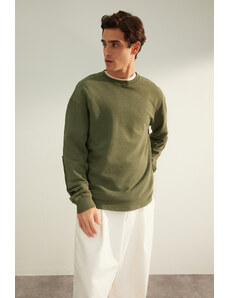 Trendyol Limited Edition Relaxed Fit Faded Effect 100% Cotton Thick Sweatshirt