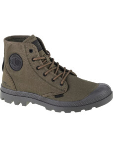 BASIC KHAKI PÁNSKÉ KOTNÍKOVÉ BOTY PALLADIUM PAMPA HI HTG SUPPLY