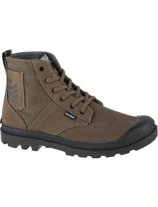 BASIC KHAKI PÁNSKÉ KOTNÍKOVÉ BOTY PALLADIUM PAMPA HI ARMY