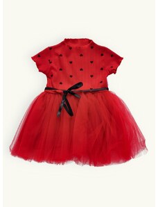 MODOVO Dětské dívčí šaty BALETKA červené