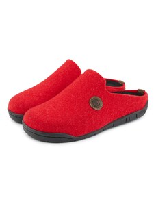 Vlnka Dámské filcové papuče Dominika červená