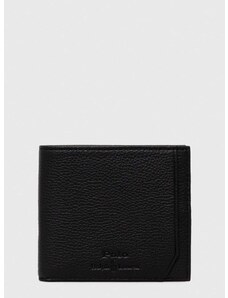 Kožená peněženka Polo Ralph Lauren černá barva, 405914158