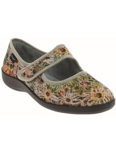 Tankini dámská obuv bronzová s květy Fargeot/PodoWell