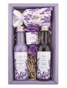 Bohemia Gifts Dárkový balíček levandulové kosmetiky Premium s bylinným extraktem a vůní levandule